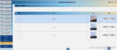 基于SSM框架的兒童食品營養(yǎng)推薦系統(tǒng)設(shè)計與實(shí)現(xiàn)